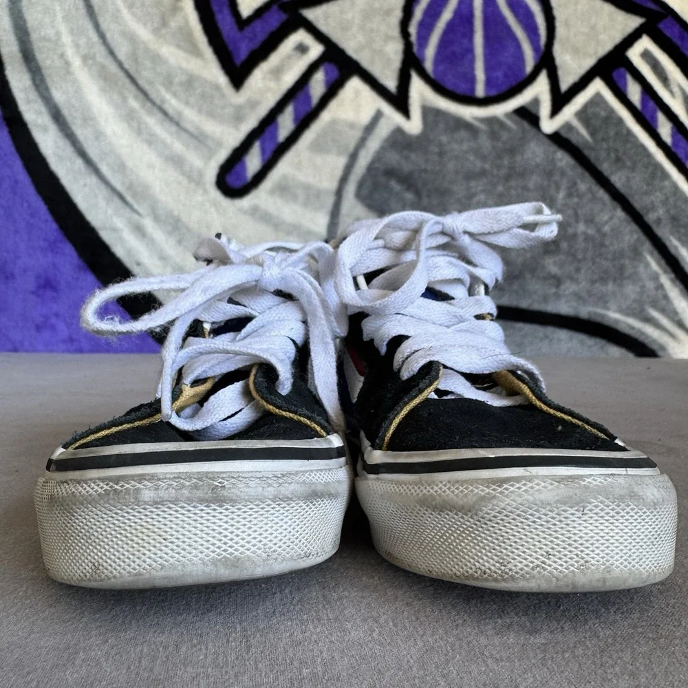 Size 11c - Vans Black/Chilipepper Easy Logo Sk8-Hi Shoes Kids